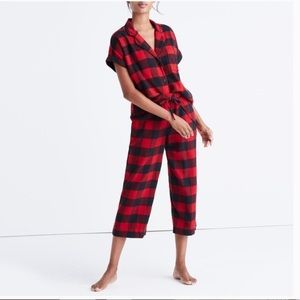 Madewell Buffalo Plaid Flannel Pajama Sleep Set